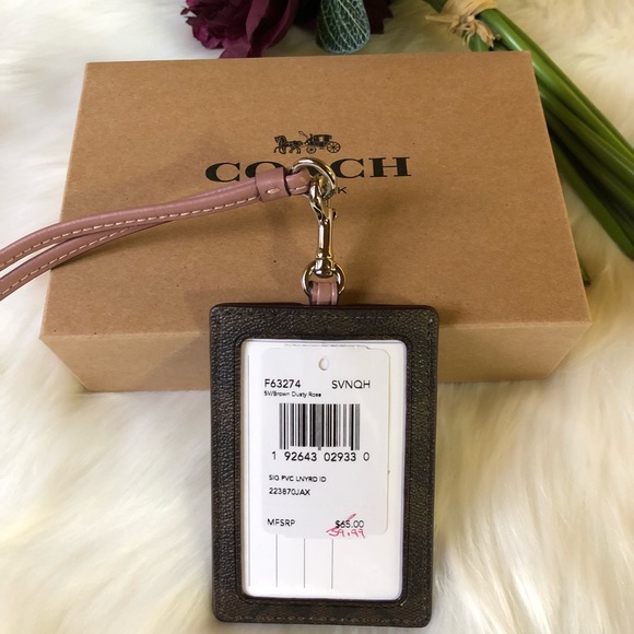 🎀🎀Last One ! Coach Lanyard ID Badge F63274 - Picture 3 of 3